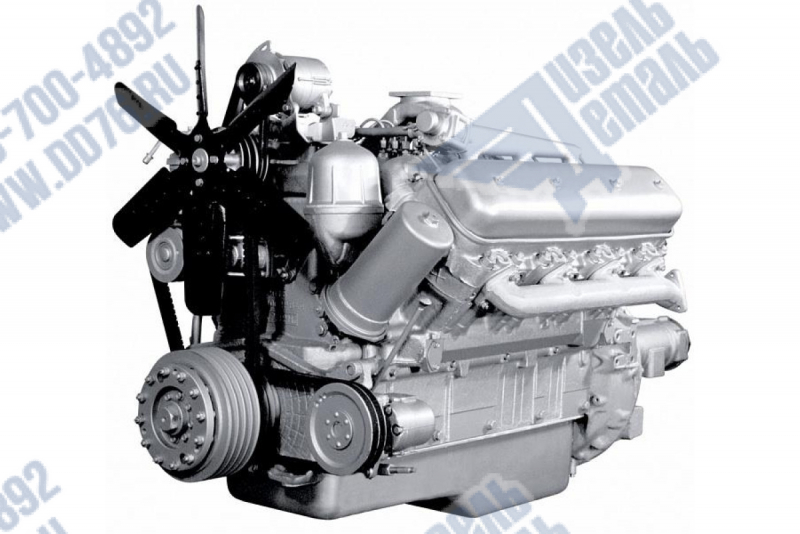 Картинка для Двигатель ЯМЗ 238АК без КП со сцеплением основной комплектации