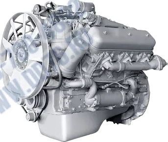 65651.1000016 Двигатель ЯМЗ 65651 с КП и сцеплением основной комплектации