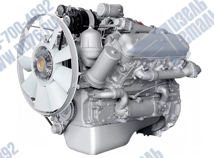 Картинка для Двигатель ЯМЗ 236БЕ2 без КП и сцепления 15 комплектации
