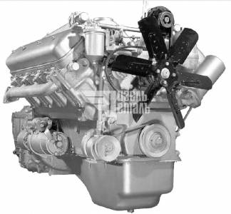 Картинка для Двигатель ЯМЗ 238М2 с КП 12 комплектации