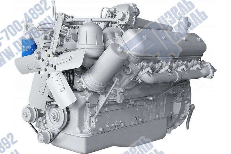 Картинка для Двигатель ЯМЗ 238Б без КП со сцеплением 14 комплектации